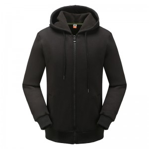 sweatshirt ya zipu yenye nembo maalum kwa wanaume na wanawake