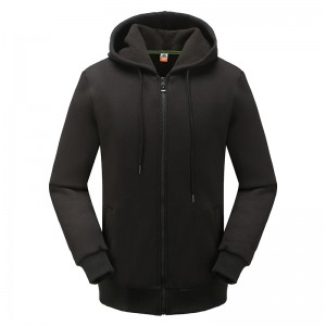 áo hoodie dây kéo với logo tùy chỉnh cho nam và nữ