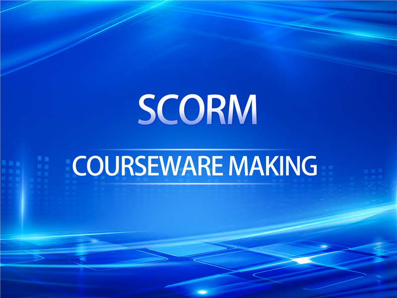 Scorm Courseware Making Service