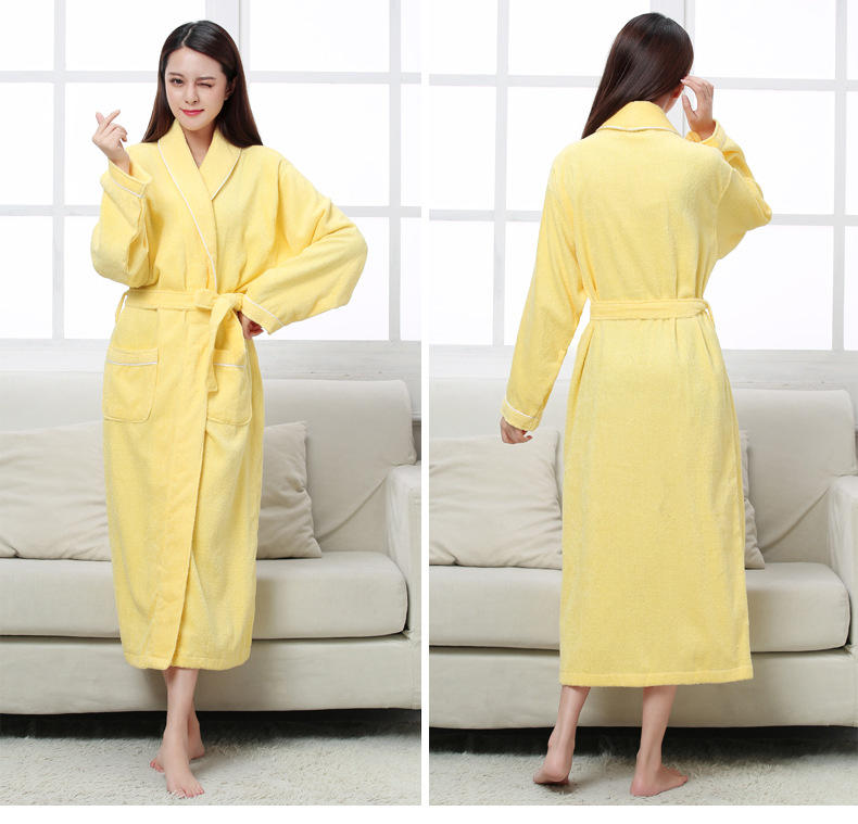 Turkish Terry 100% Cotton Kimono Spa  Bathrobe