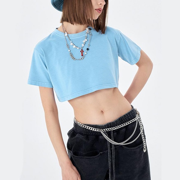 Private Logo Women Cropped Tshirt