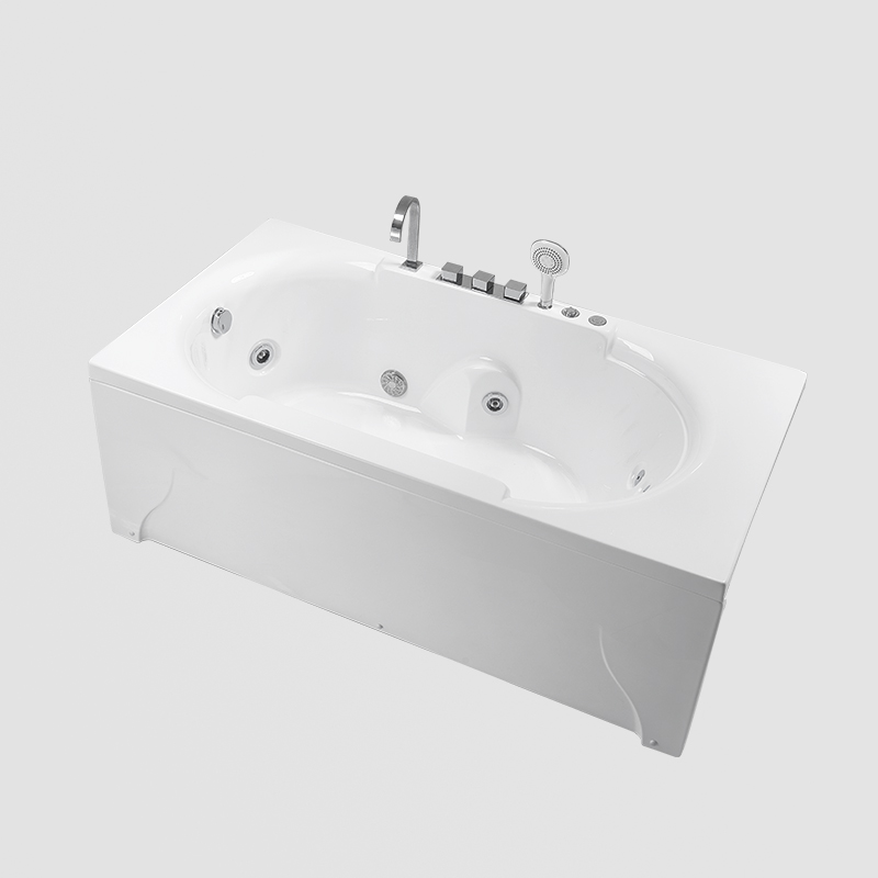 Acrylic Freestanding Jacuzzi Massage Bathtub