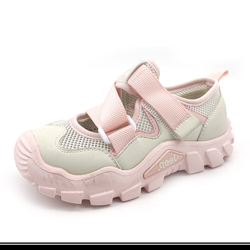 Trending Girls Mesh Footwear Flat Sandals Summer Beach Sneakers