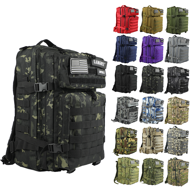 Outdoor Sports Travel Camping waterproof bag military tactical backpack