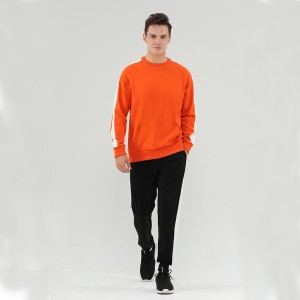 2021 xilli cusub oo la habeeyay crewneck iyo tracksuits hoose ee kuwa jecel midabka orange