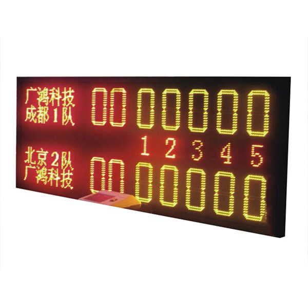 Wireless remote control digital Led tennis scoreboard paddle tennis scoreboard