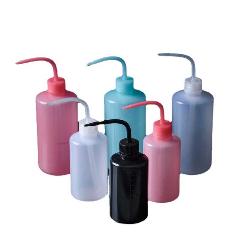 150ml 250ml 500ml 1000ml Soft Plastic Squeeze Washing Tattoo Water Bottle