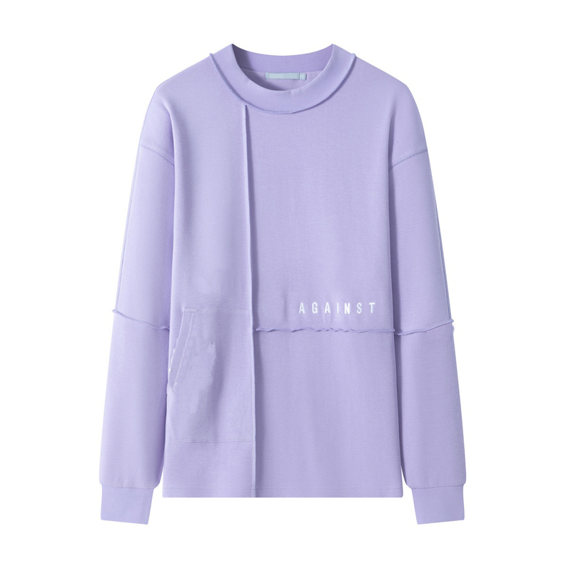 Unique Design Crew Neck Embroidery Jumper Oversized Reversed Sweatshirts