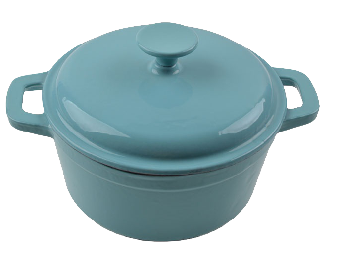 High Quality Nonstick Cast Iron Casseroles Pot Set with Colorful Enamel Coating Enamel Dutch Oven Cast Iron Casserole