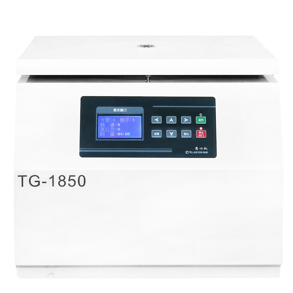 Benchtop تيز رفتار وڏي گنجائش centrifuge مشين TG-1850