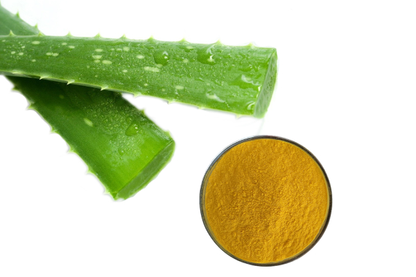 Earrann Aloe vera Aloin Aloe emodin stuthan amh cosmaigeach