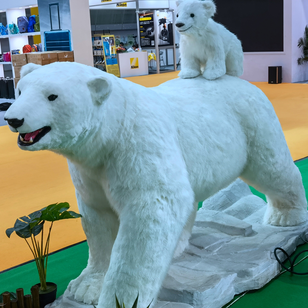 Theme Park Decoration High Quality Animatronic Polar Bear (AA-61)
