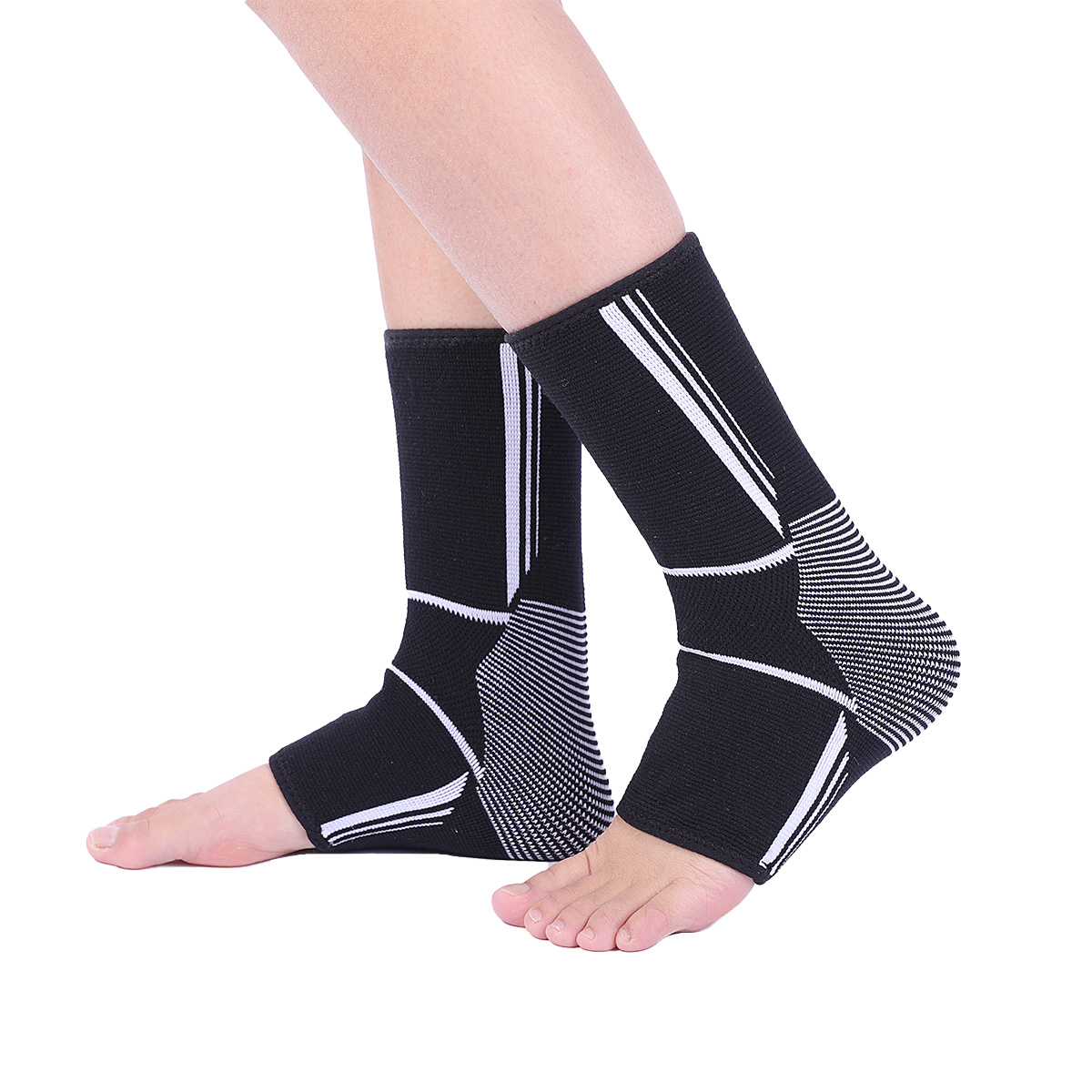Sport Protection Compression Nylon Ankle Support Sleeve