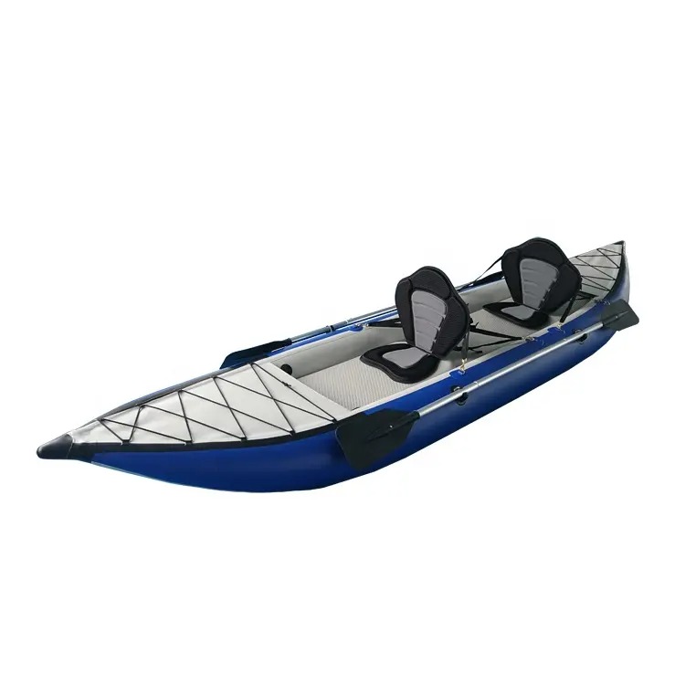 Foldable PVC Canoe Fishing Inflatable Kayaks For 2 Person