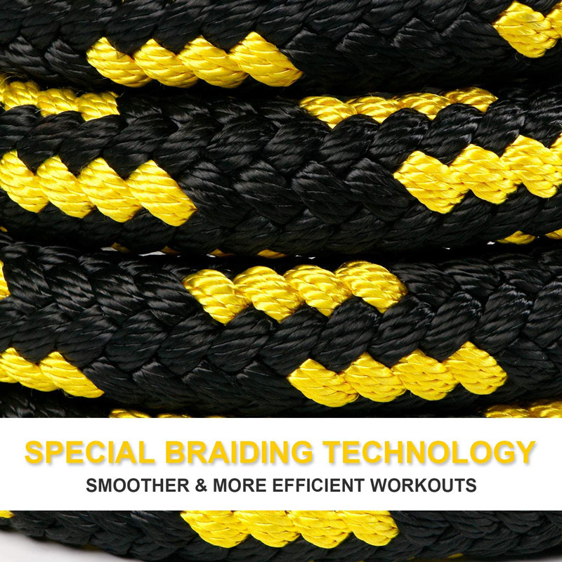 8-ply Professional Heavy Battle Rope ug Weaving Rope para sa Exercise Training