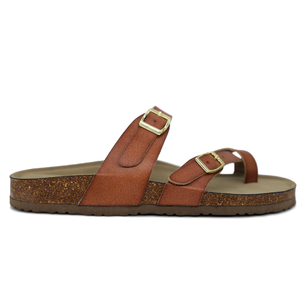 Classic Mens Multi Strap  Cork Sandal