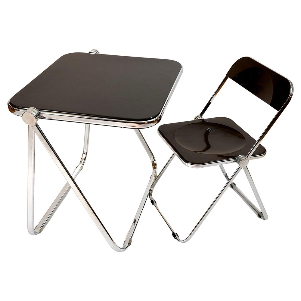 Transparent plastic kupeta chair backrest dining yemazuva ano simbi acrylic crystal chair