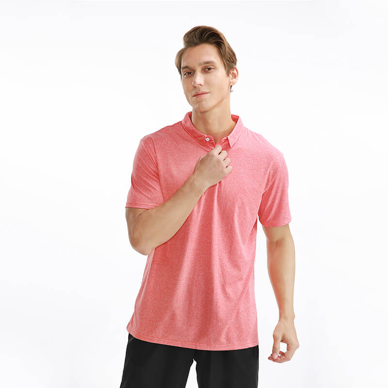 Golf Paké jersey lalaki Polo Kaos Polo Lengan Pendek Breathable kaos polo elastis pikeun lalaki