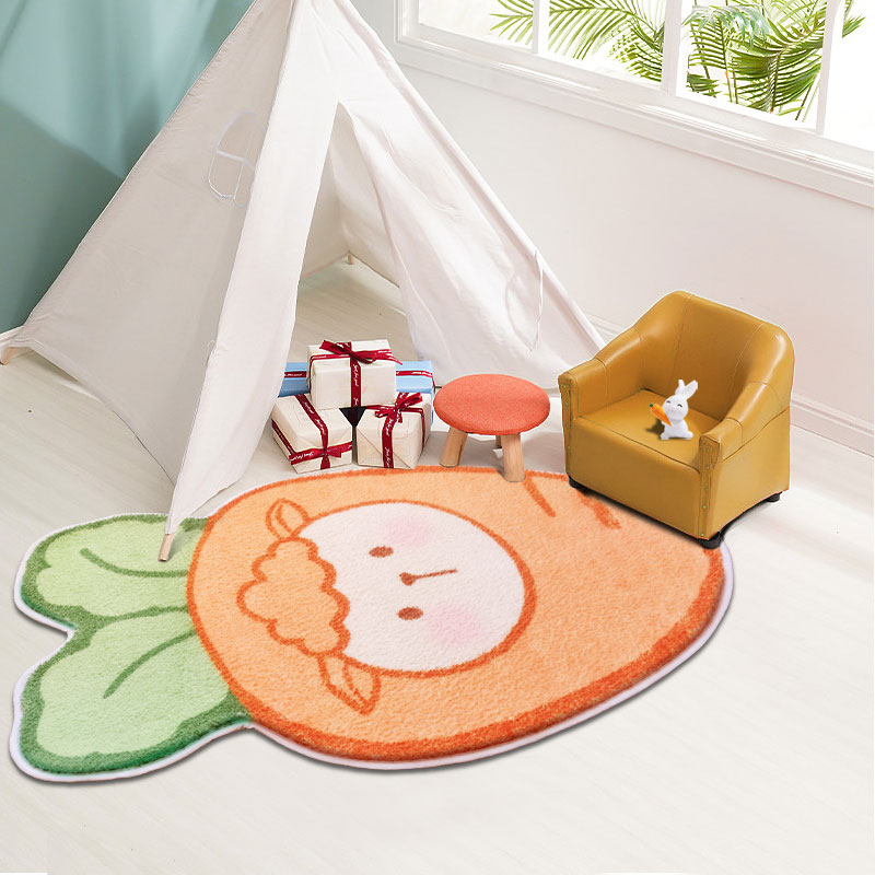 Cute Fruit Shaped Bathroom Rugs and Mat for Kids