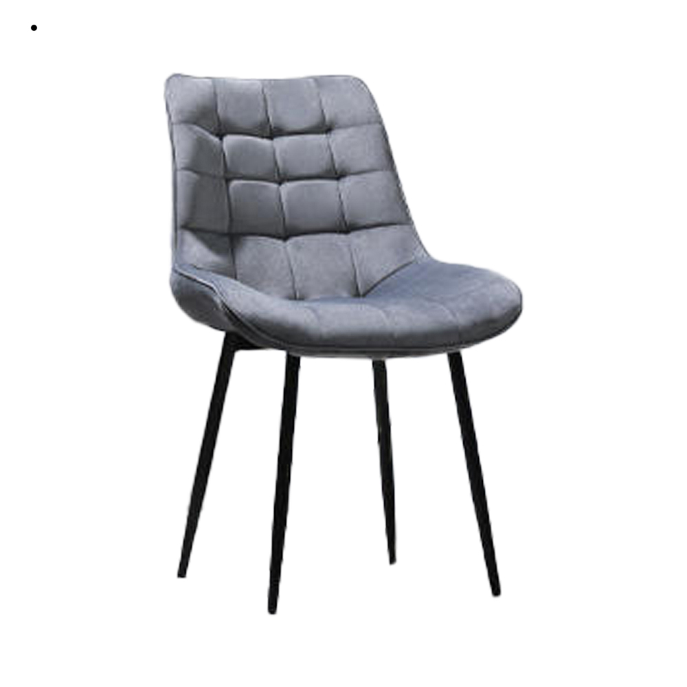 Hot-selling China Velvet Furniture Supplier Contemporary Lafayette Navy Velvet Upholstered Dining Chair