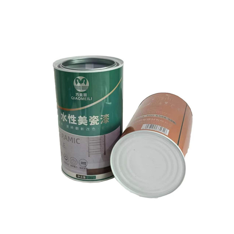 5L Round Can For Water-Based Paint With  Handle Lid