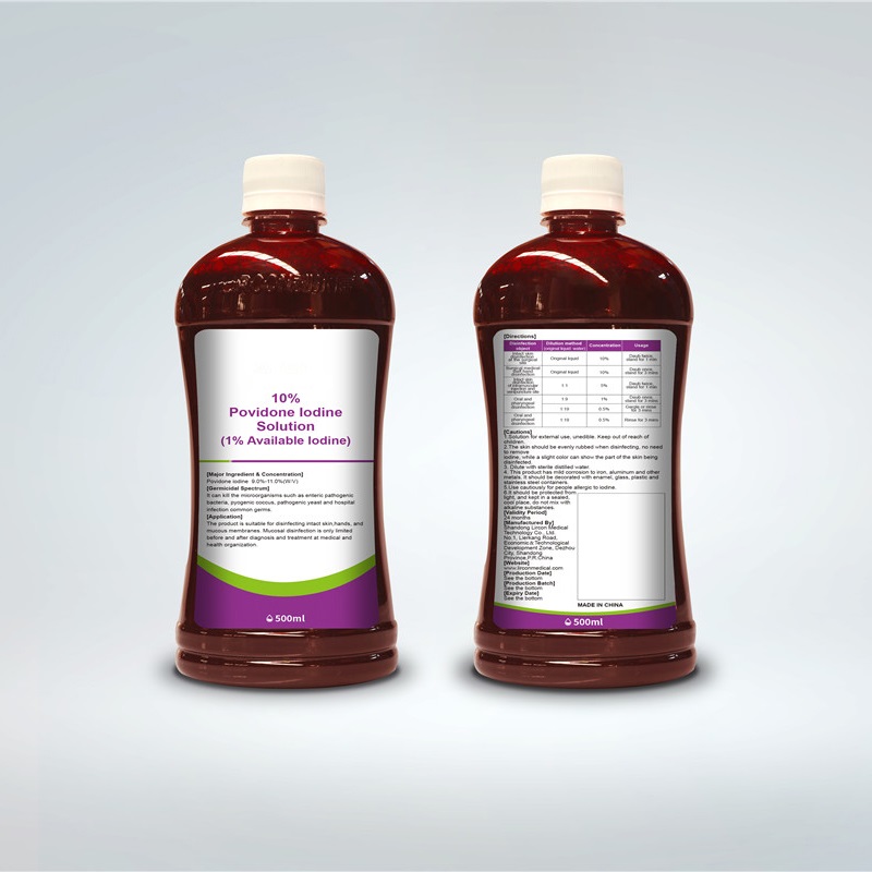 Maganin Povidone Iodine 10% (1% Akwai Iodine)