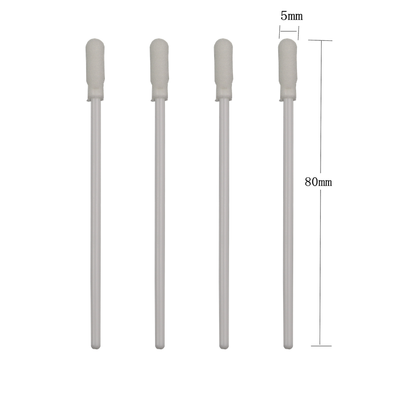 8cm Disposable Sterile Foam Tip Oral Swab for Specimen Collection