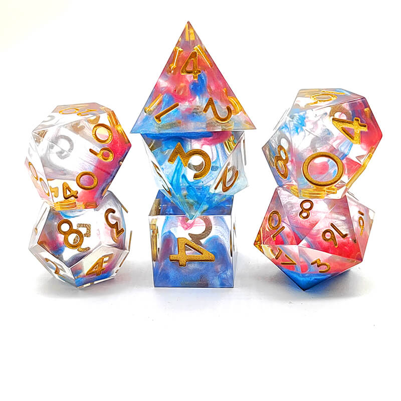 Resin dice (color mix)