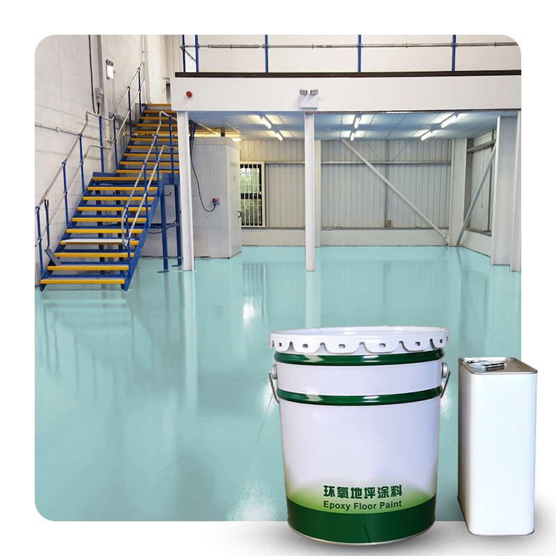 Anti scratch high hardness epoxy floor paint for industrial car parking flooring