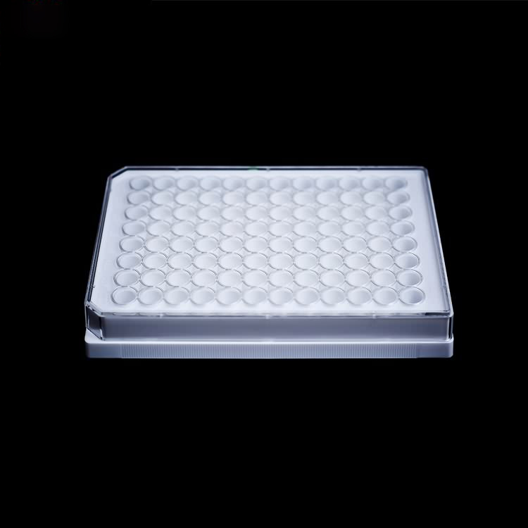 Lab supplies disposable medical flat bottom 96well microplates