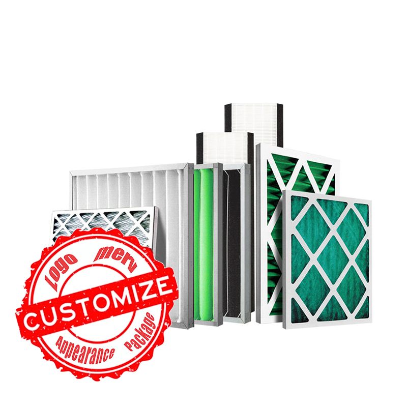 Pleated Air Filter, AC Furnace Air Filter, 20x20x1 MERV 8 11 13，2Pack，4 Pack，6Pack