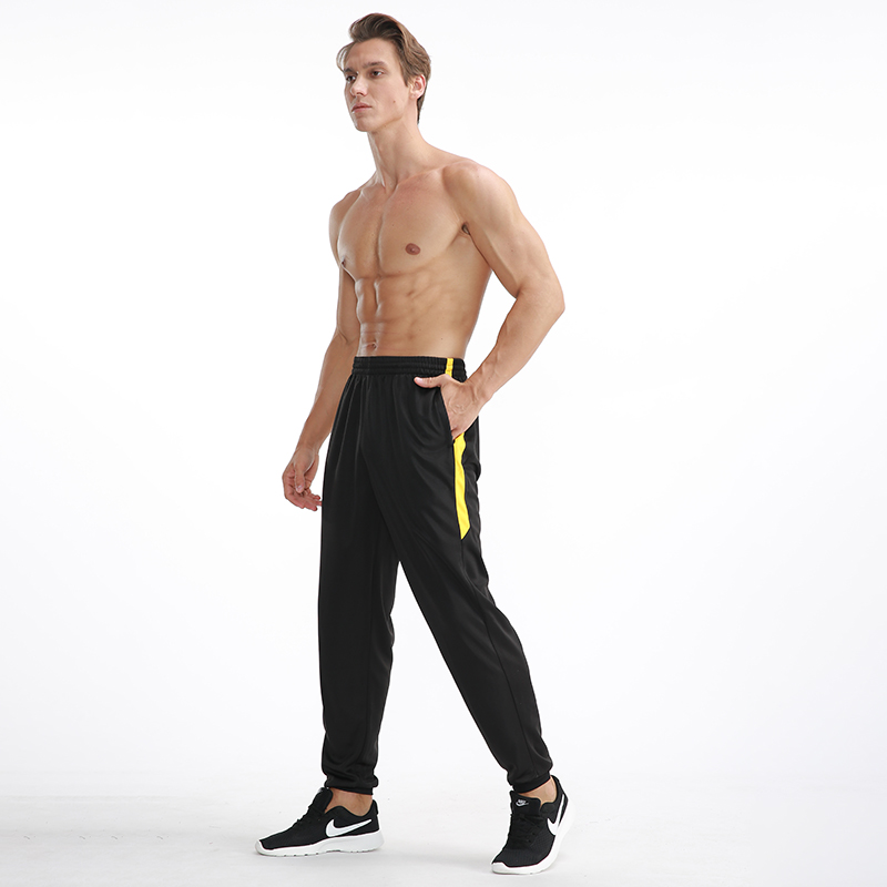 Cheap Fitted GYM Sports Men's Running Pants Custom Printing Track Pants