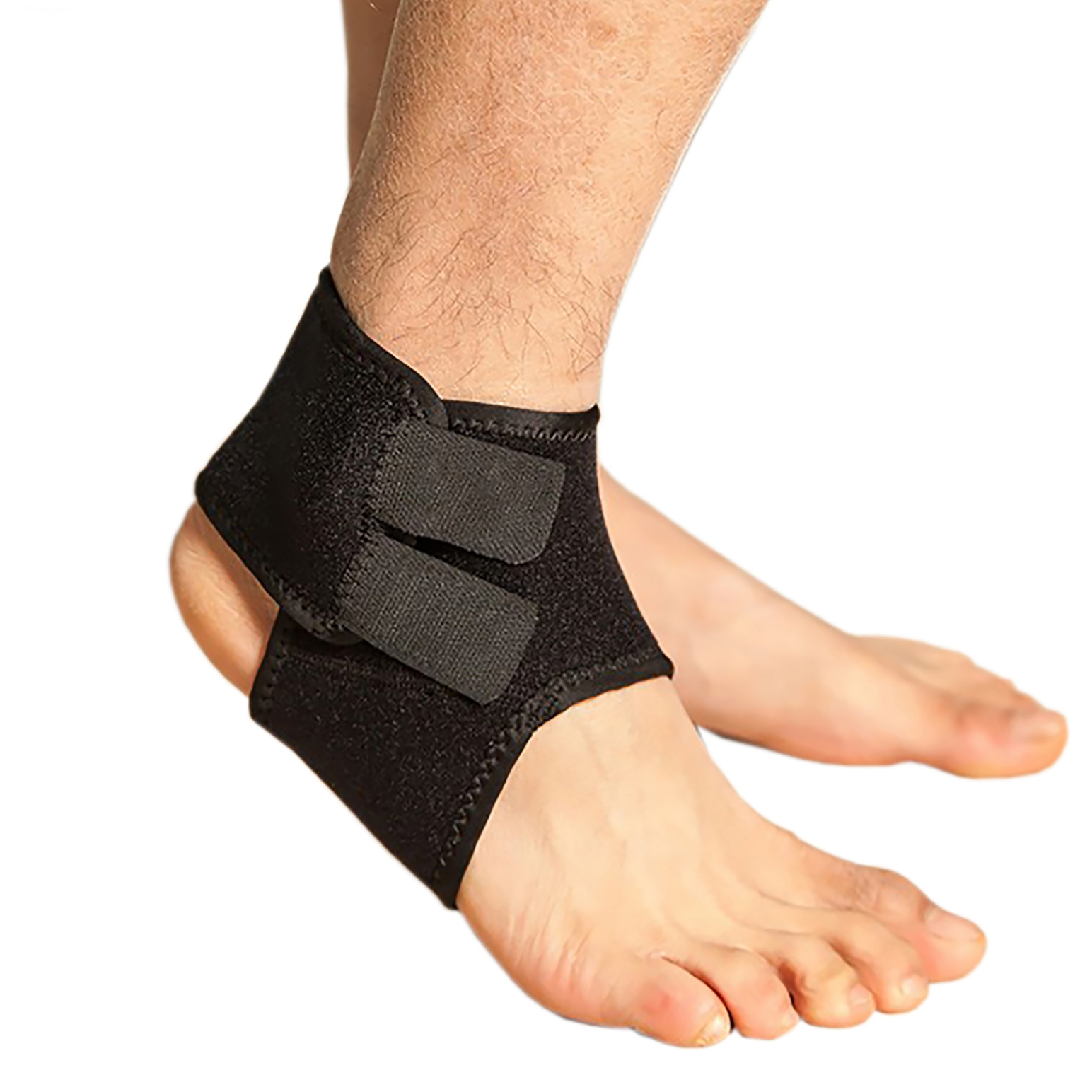 Double compression ankle strap