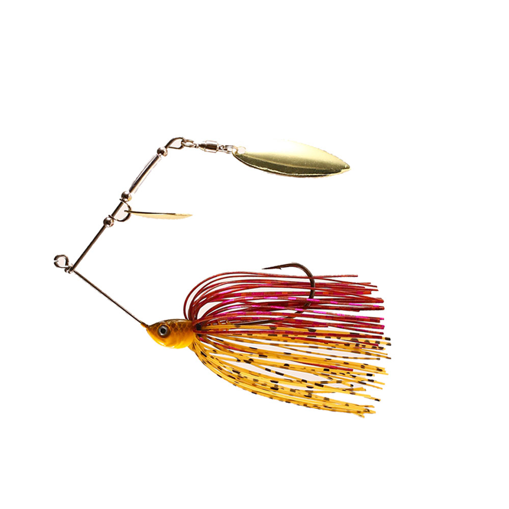 1/4oz 3/8oz Spinnerbait with Colorado willow blade for Trout Bass