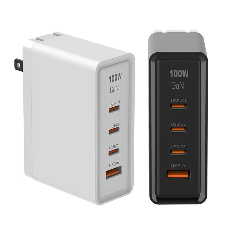 Chargeur rapide 100W GaN 4 ports Type C PD