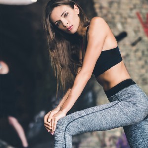 Jogging-leggings-gym for kvinner med slanke, lange bukser med yogaklær