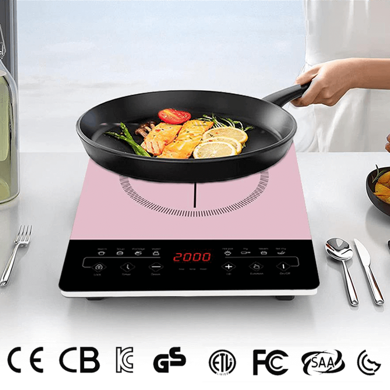 OEM Ultra Slim Single Electric Countertop Burner with Sensor Touch and Digital timer