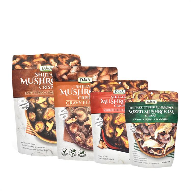 Custom high barrier material Stand Up Pouches with ziplock