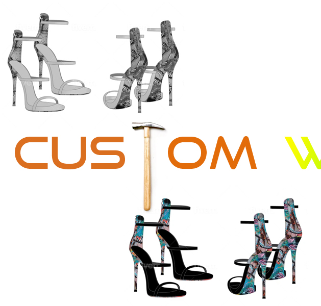 Custom women shoes service LOW moq