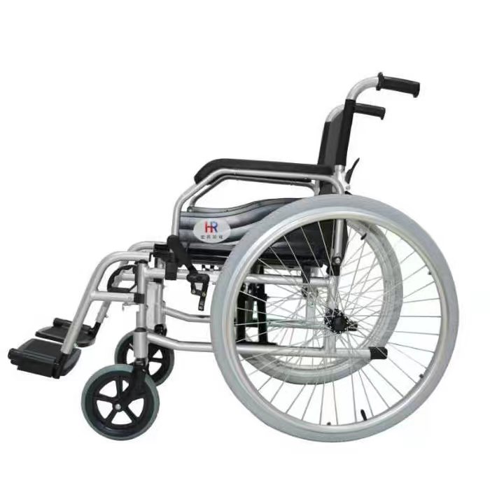 Leve pondus ac solatium Travel Manual Wheelchair pro Disabled Homines