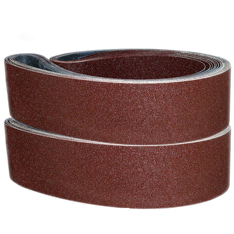 Brown fused alumina sanding belt Blended fabric cloth base Water and oil resistant