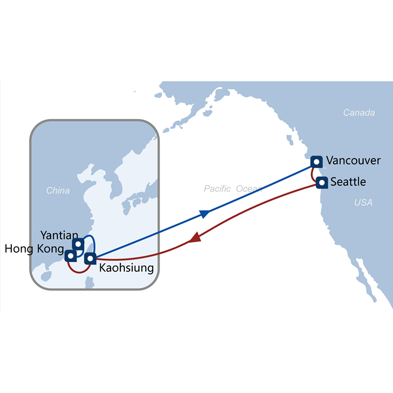 China-Canada special line (sea）
