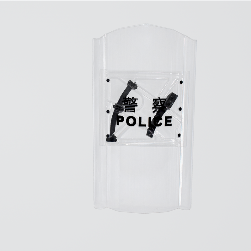 High impact clear polycarbonate Cz-style anti-riot shield