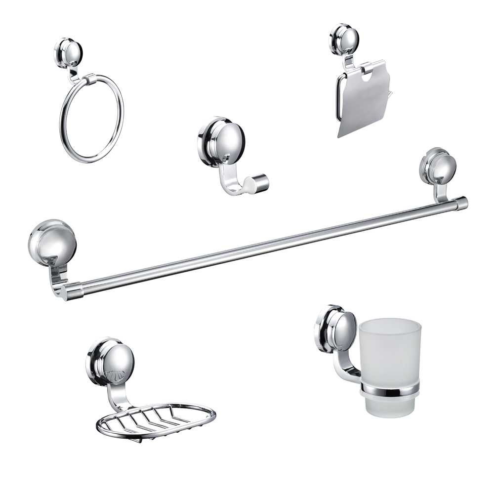 Hot Selling High Quality Chrome Bathroom Accessories Zinc Alloy 6 likotoana set 3800