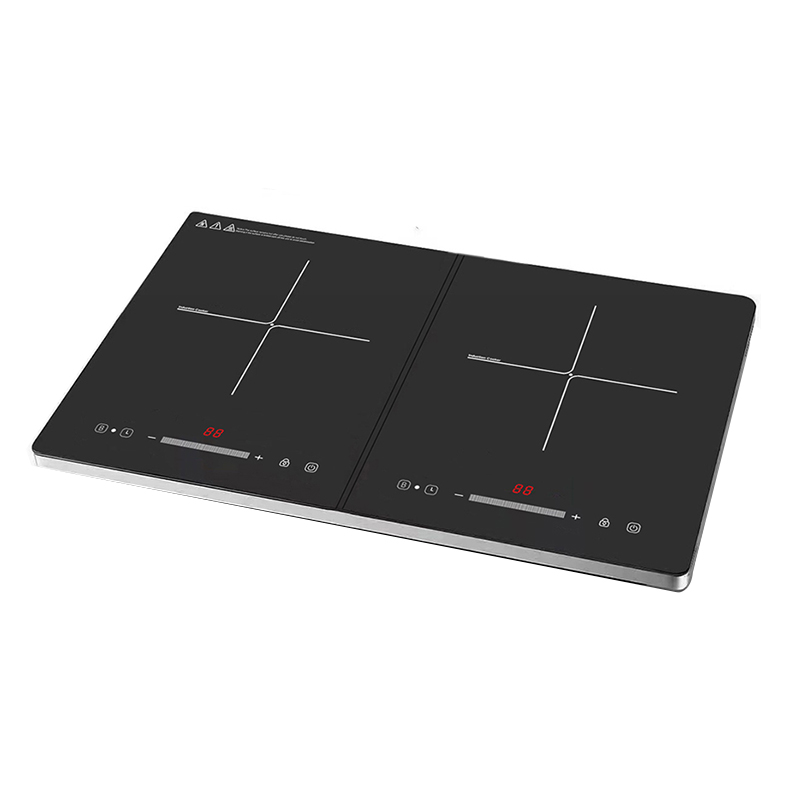 Double Countertop Burner Hot Plate with Timer, Auto-Shut-Off, LED Display