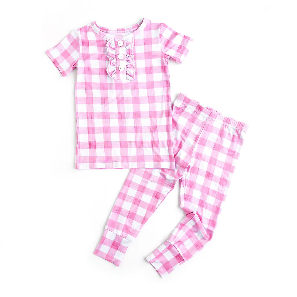 Two-piece pajama set short sleeve