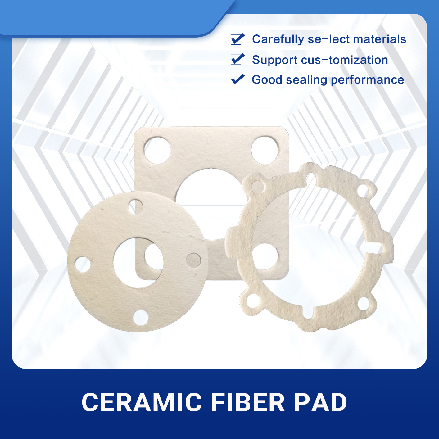 Thin ceramic fiber reinforced airgel