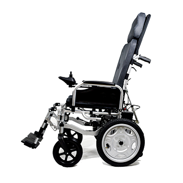 Reclining Electric Wheelchair kalawan High Back Rest pikeun Cacad