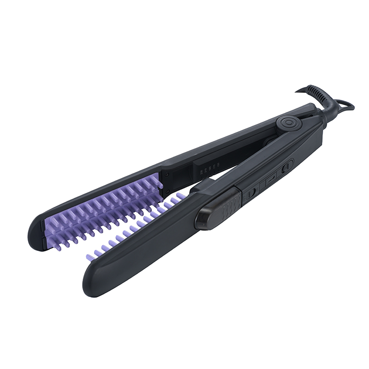 H1019 Customized New Brand Portable Mini Combs Hair Straightener Steam Comb Hair Straightener