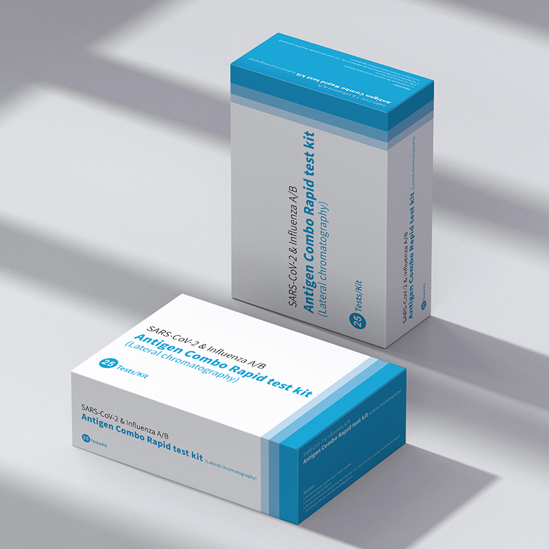 Sarotra-CoV-2 & Influenza A/B Antigène Combo Rapid test kit (Lateral chromatography)